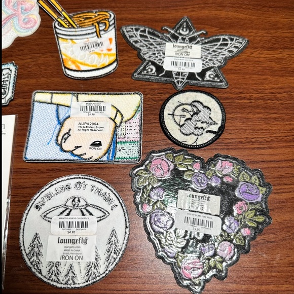 Iron on Patches memes colorful Jean jacket accessories grunge tumblr rock n roll - Picture 6 of 8